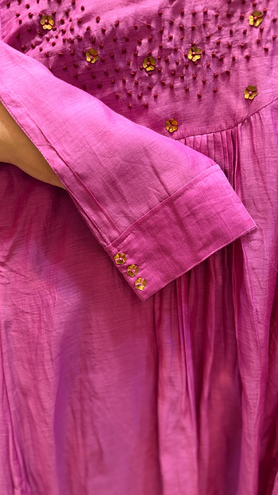 Pink, With a Point of Gold – Festive Suit Set ⭐