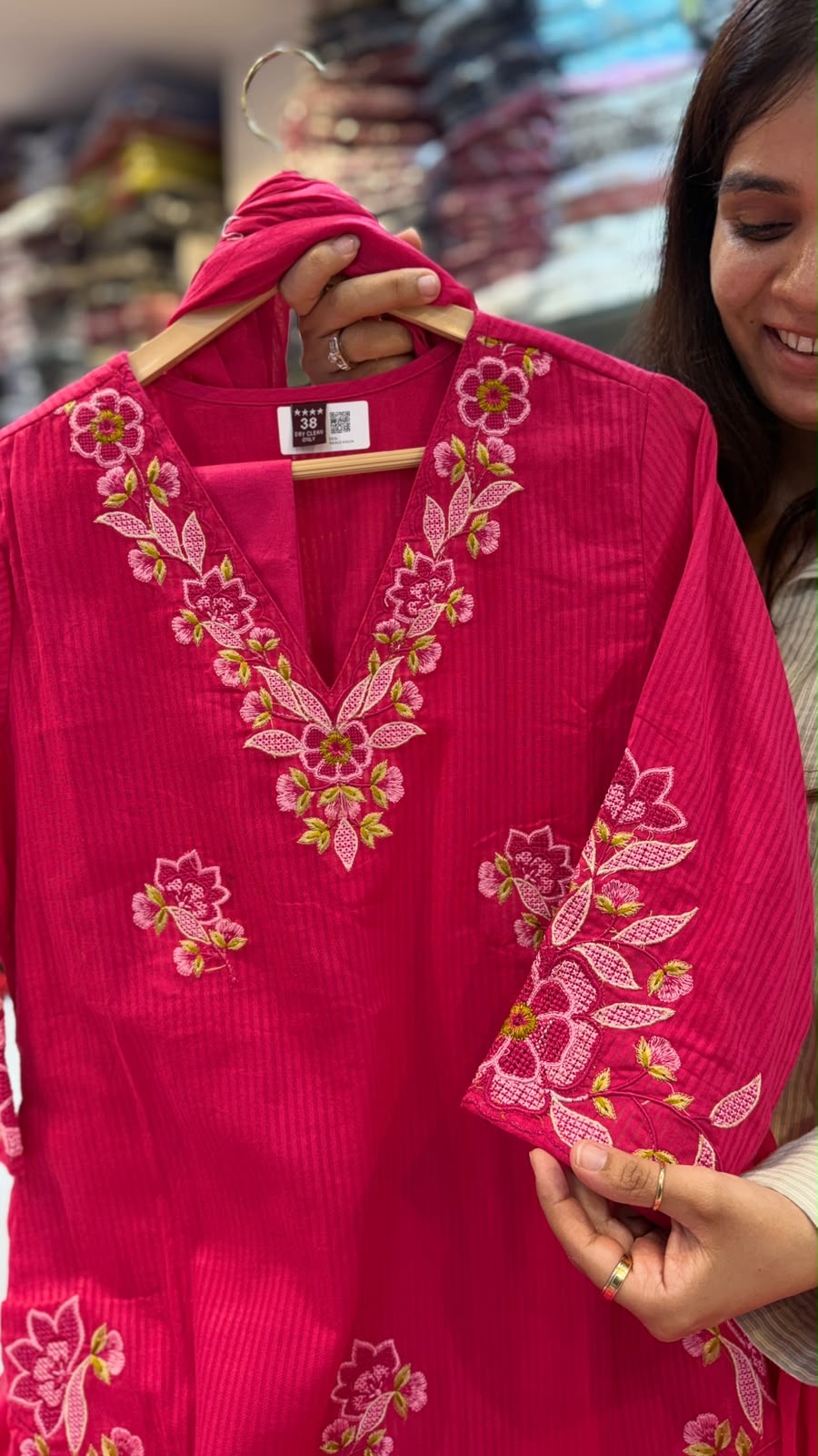A Garden Set Ablaze – Embroidered Suit Set