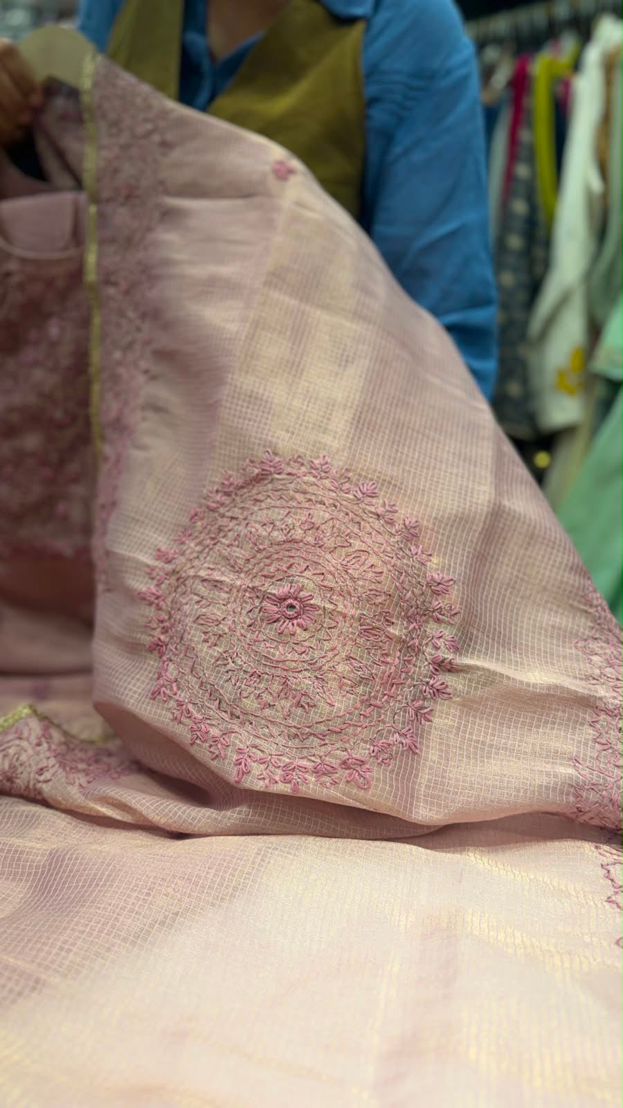 Sheen & Soul~Shimmer Mul Chanderi
