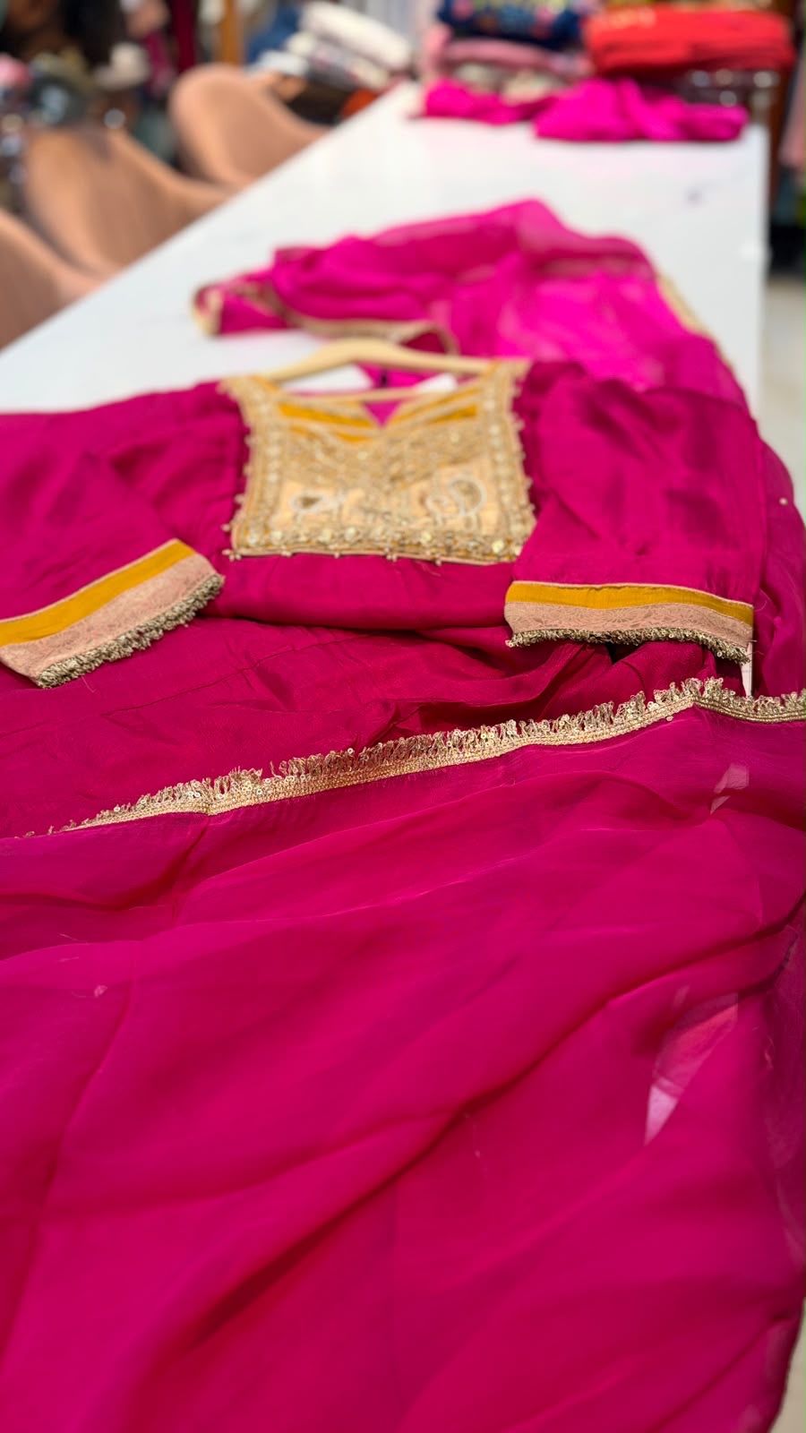 Pink Takes Centre Stage – Luxury Festive Suit Set