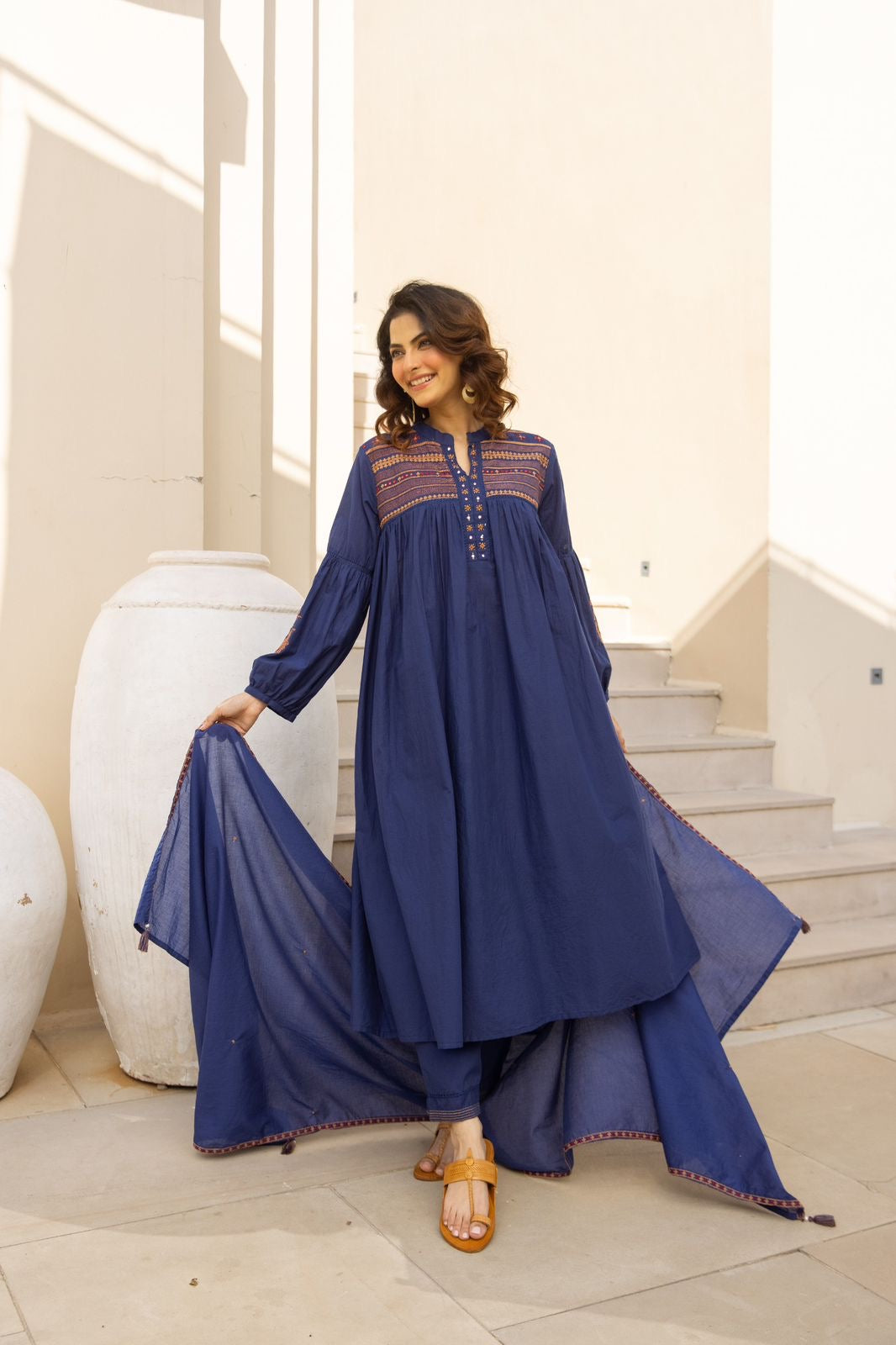 Royal Neel Embroidered Suit Set