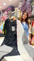 Everyday Luxe – Black & Red Handloom