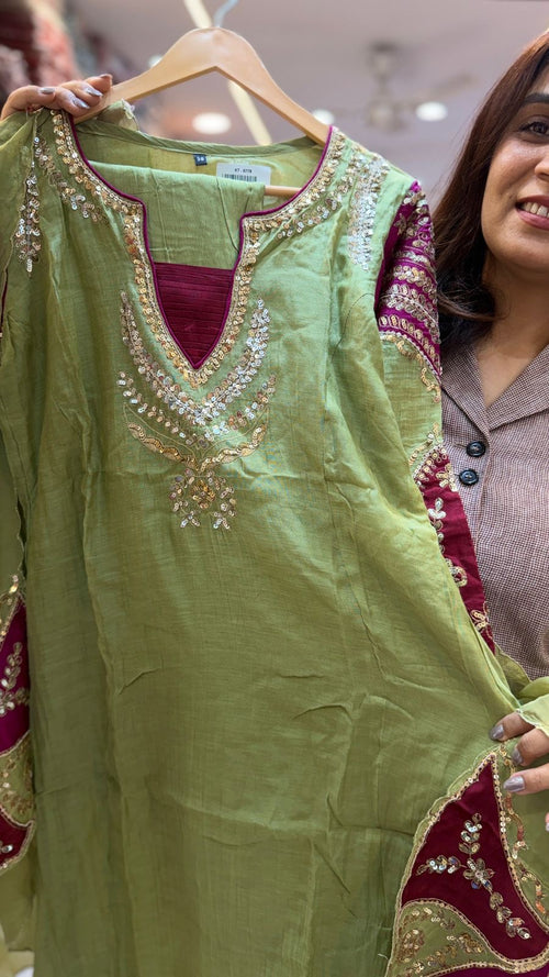 The Detail Theory – Mul Chanderi Suit Set
