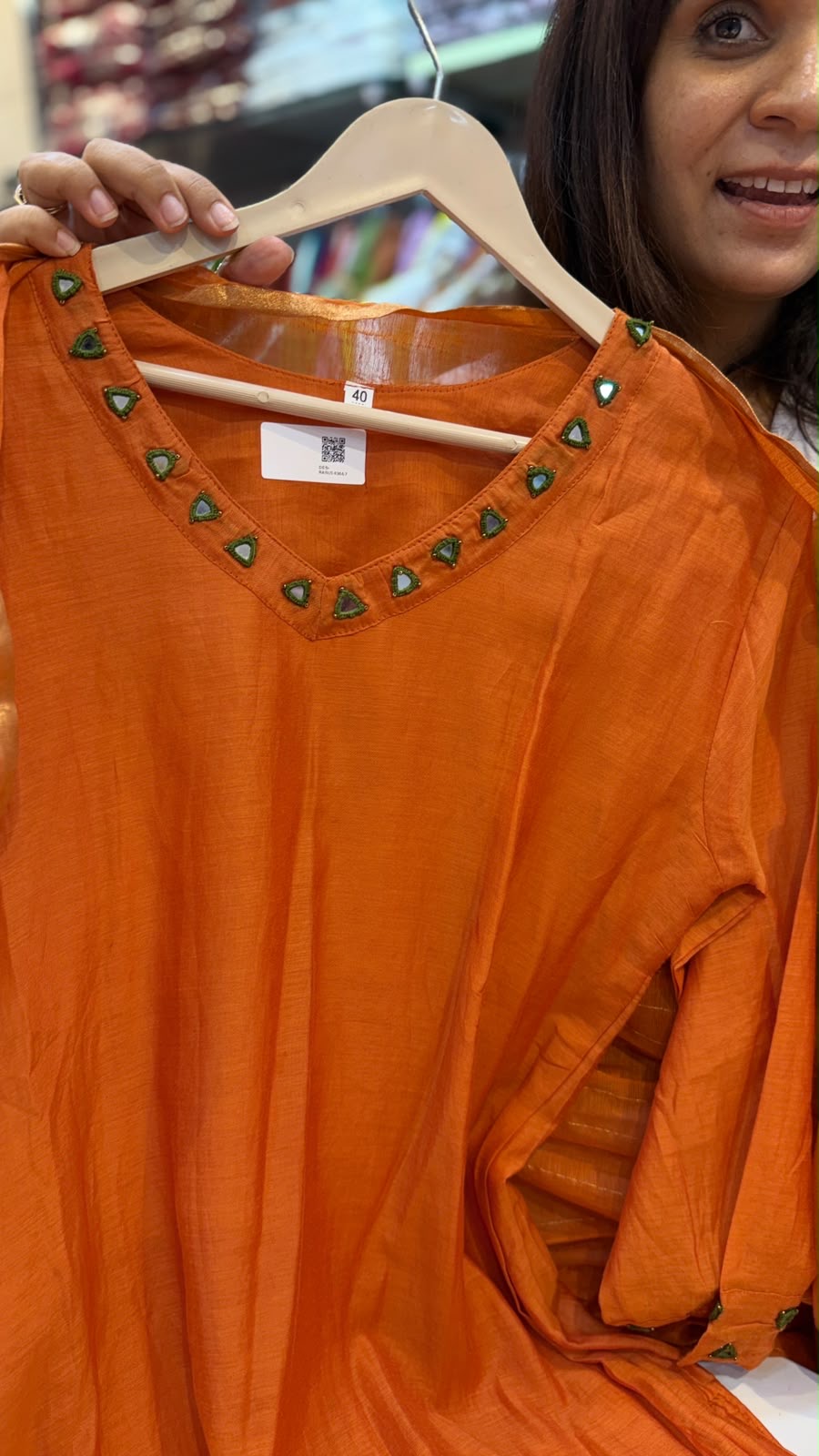 Crafted in Circles - Mul Chanderi Muse