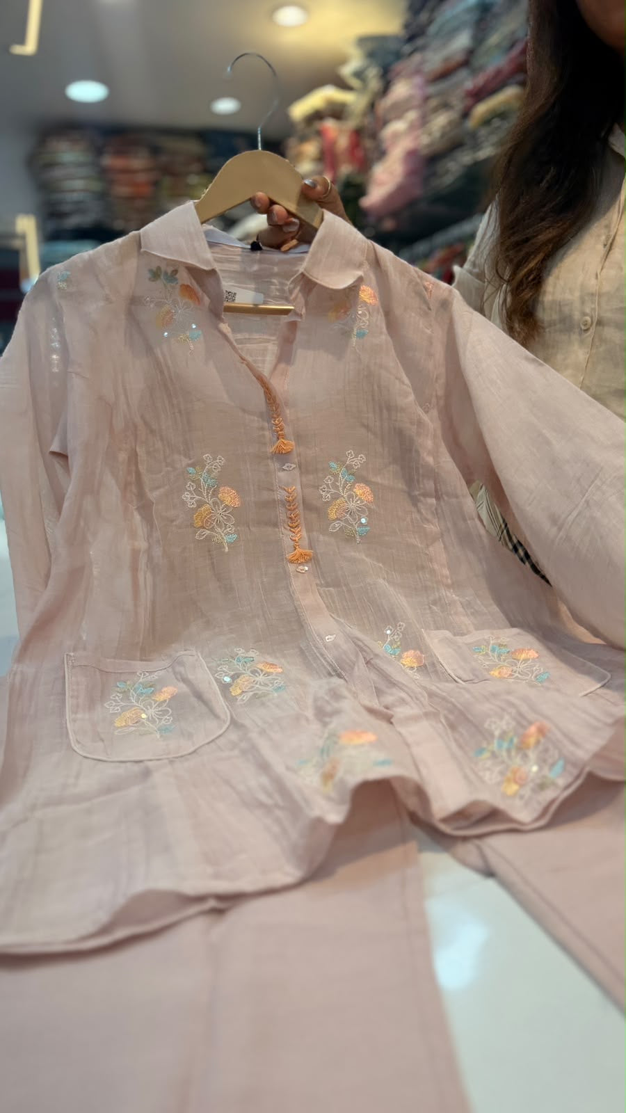 Pastel in Practice – Mul Chanderi Co-ord Set