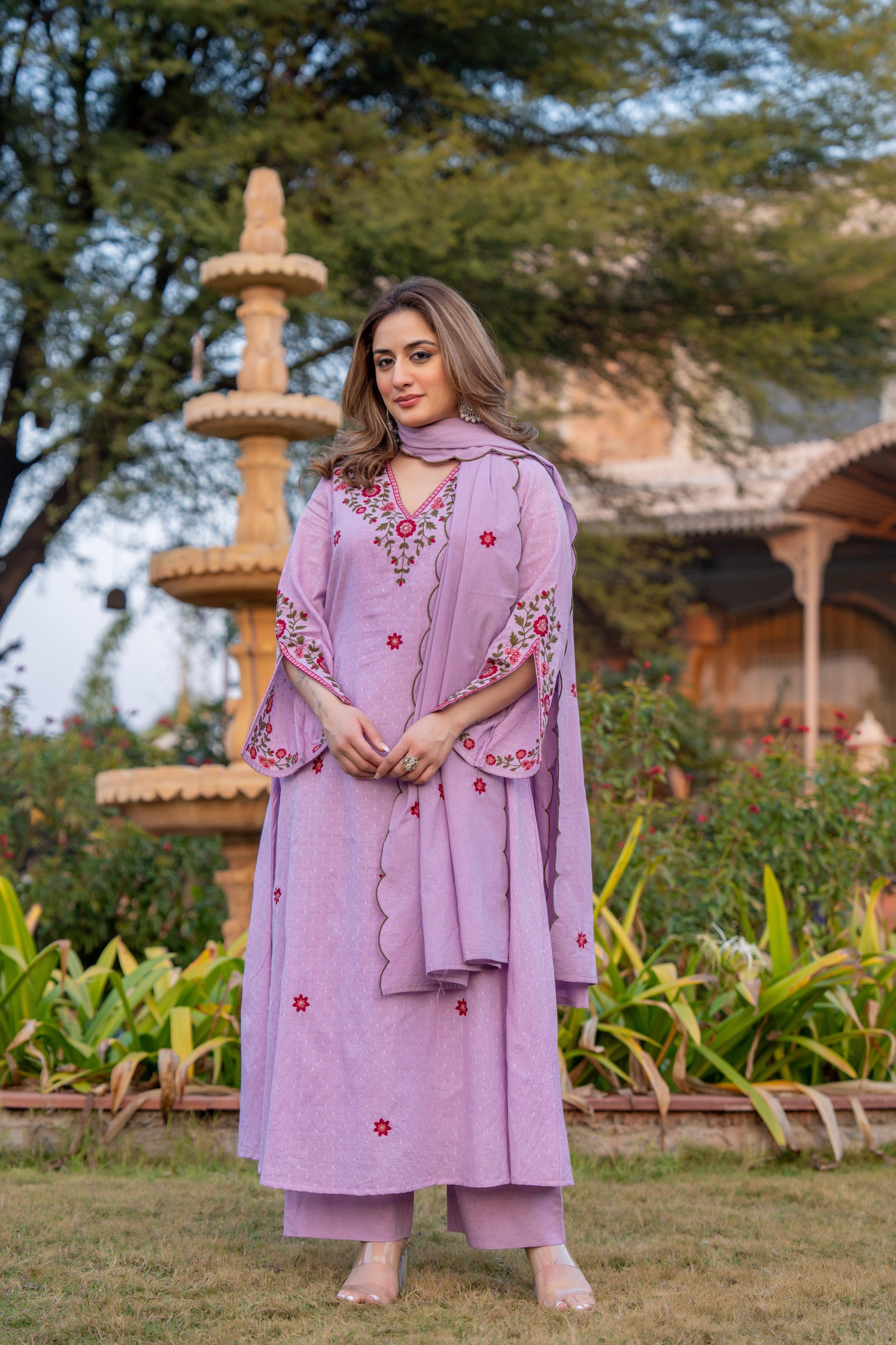 Petal Rhythm – Dobby Mul Cotton Edit