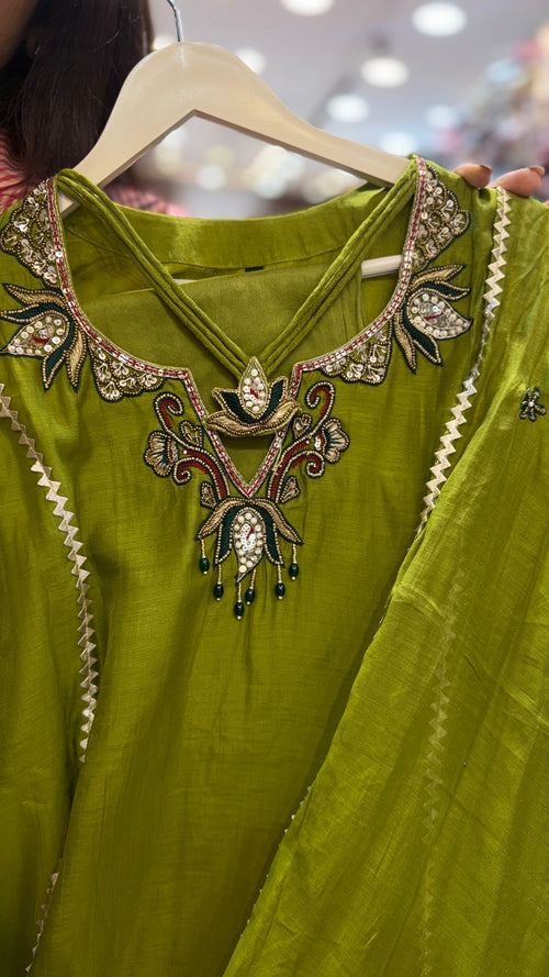 The Ornament Principle – Super Luxe Mul Chanderi Suit Set