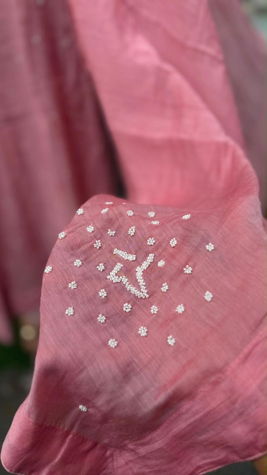 Dew & Drape — A Poem in Mul Chanderi