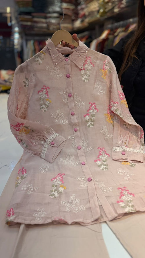 A Little Bloom, A Lot of Charm – Floral Embroidered Co-ord Set 🌸