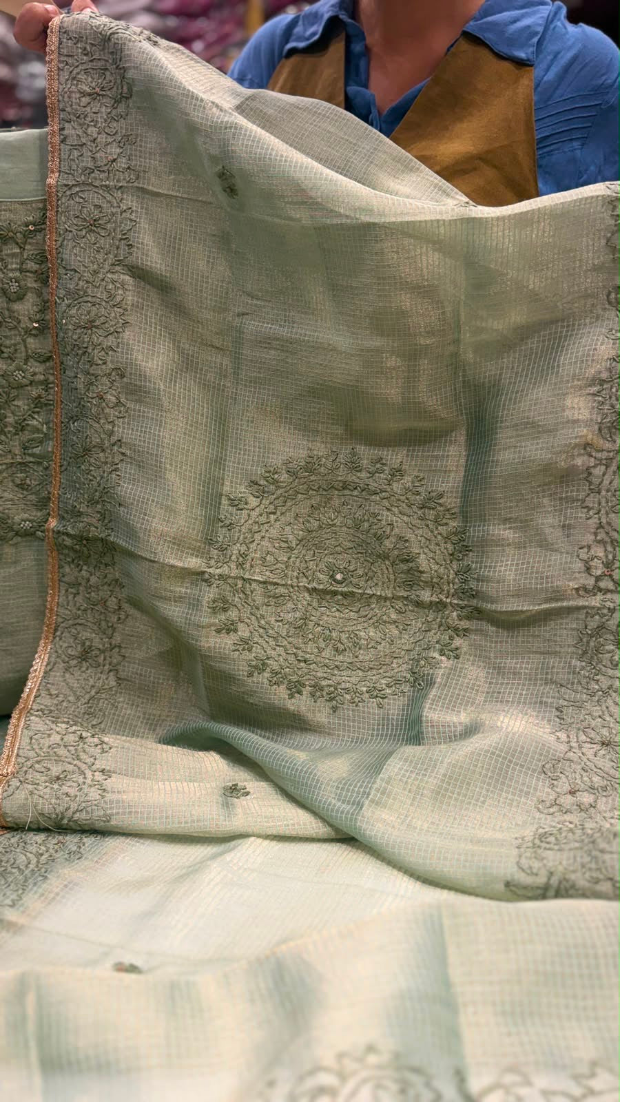 Sheen & Soul~Shimmer Mul Chanderi