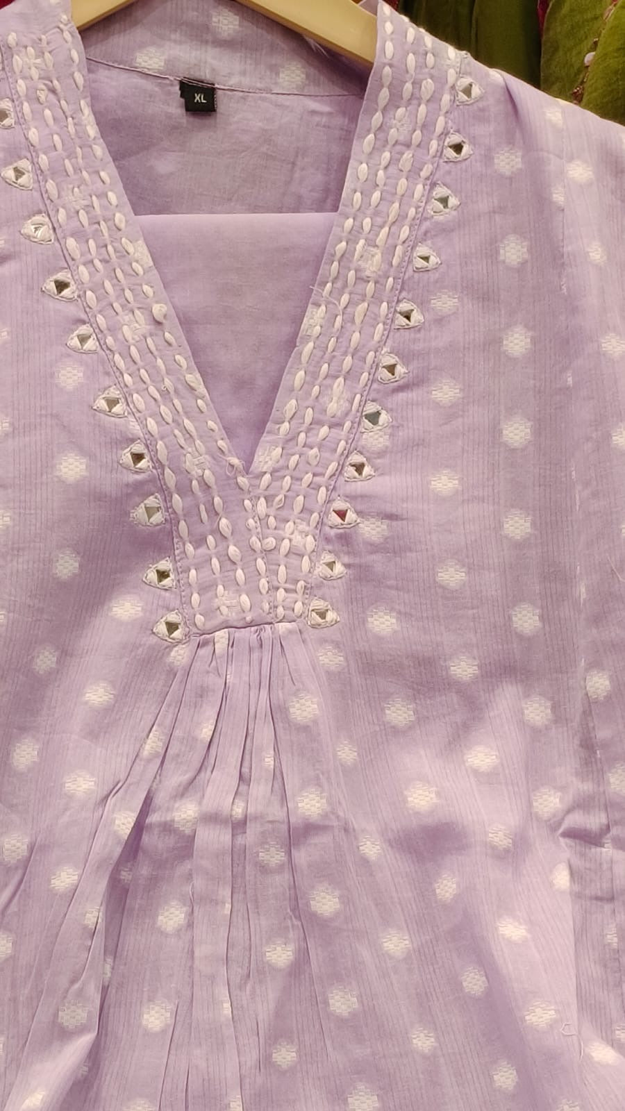 The Soft Geometry – Cotton Kurta Pant Set