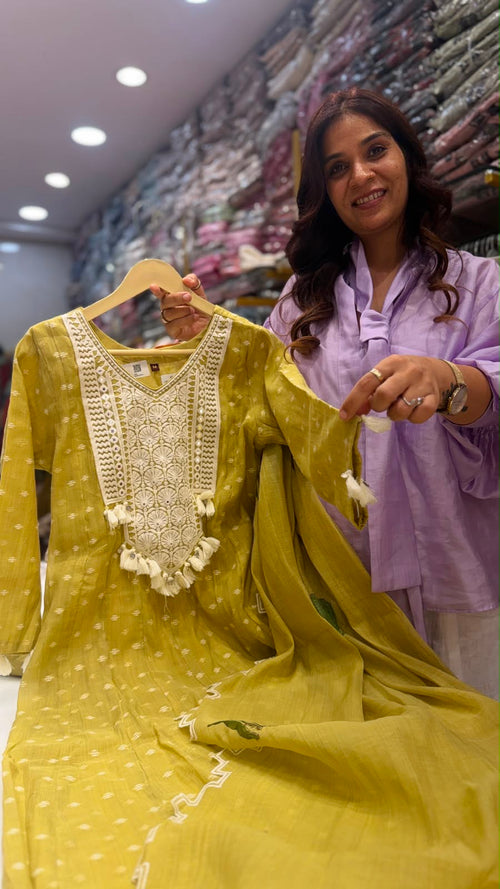 Marigold Muse - Mul Chanderi Luxe