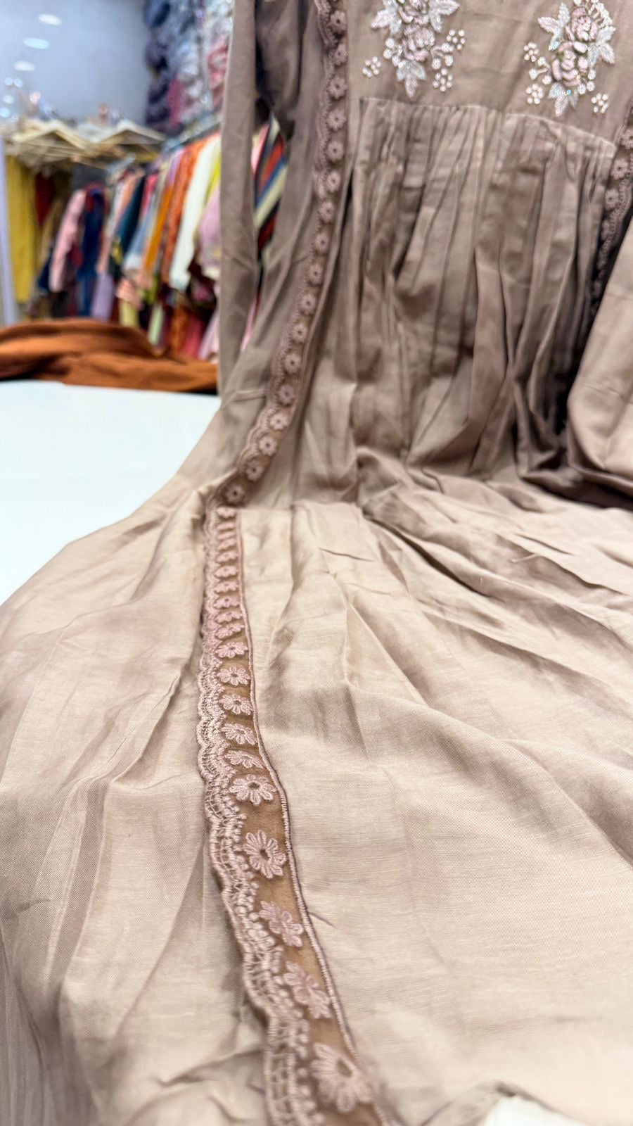 Rosé Thread Mul Chanderi Series