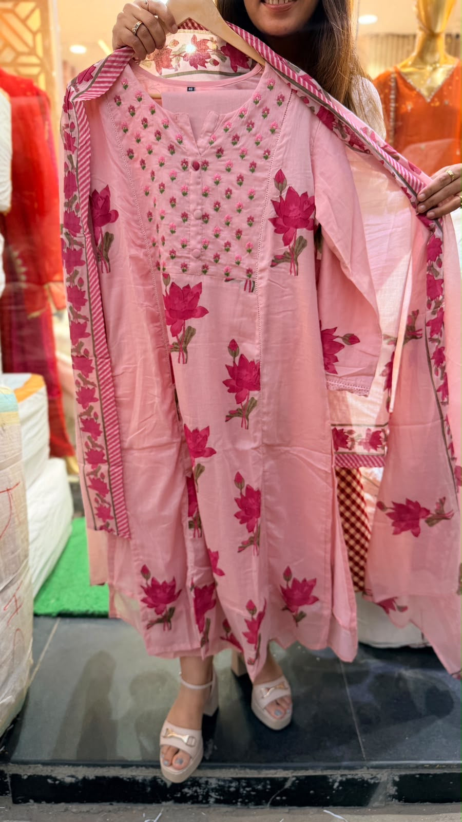 A Lotus Kind of Love – Floral Suit Set 🌸