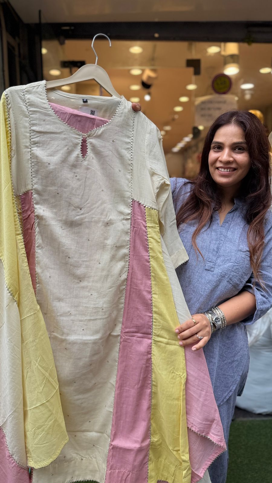 Sunlit Breeze Mul Cotton Suit Set