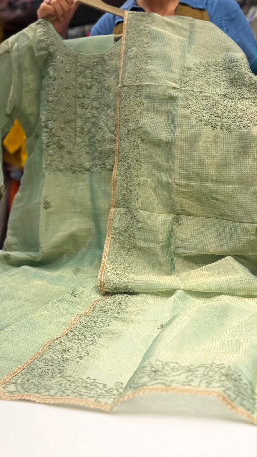 Sheen & Soul~Shimmer Mul Chanderi