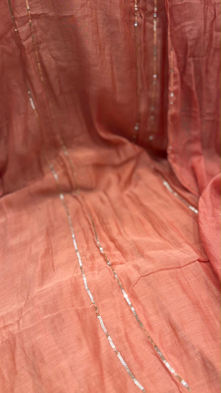 ~ Golden Hour Grace — Radiant Mul Chanderi Luxe ~