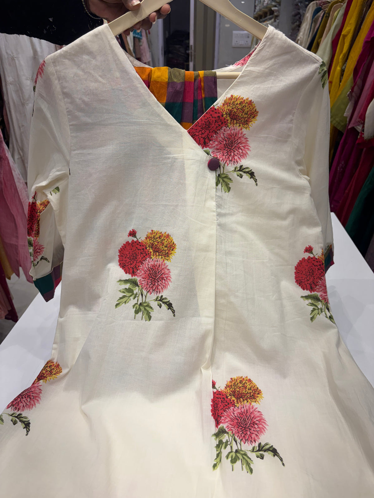 Checks in Bloom – Faarsi Salwar Set