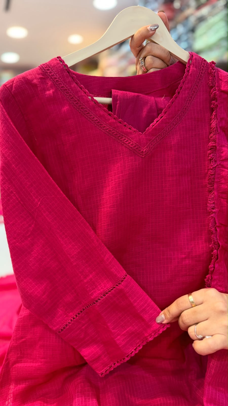 Five Shades, One Detail – Kota Doria Suit Set