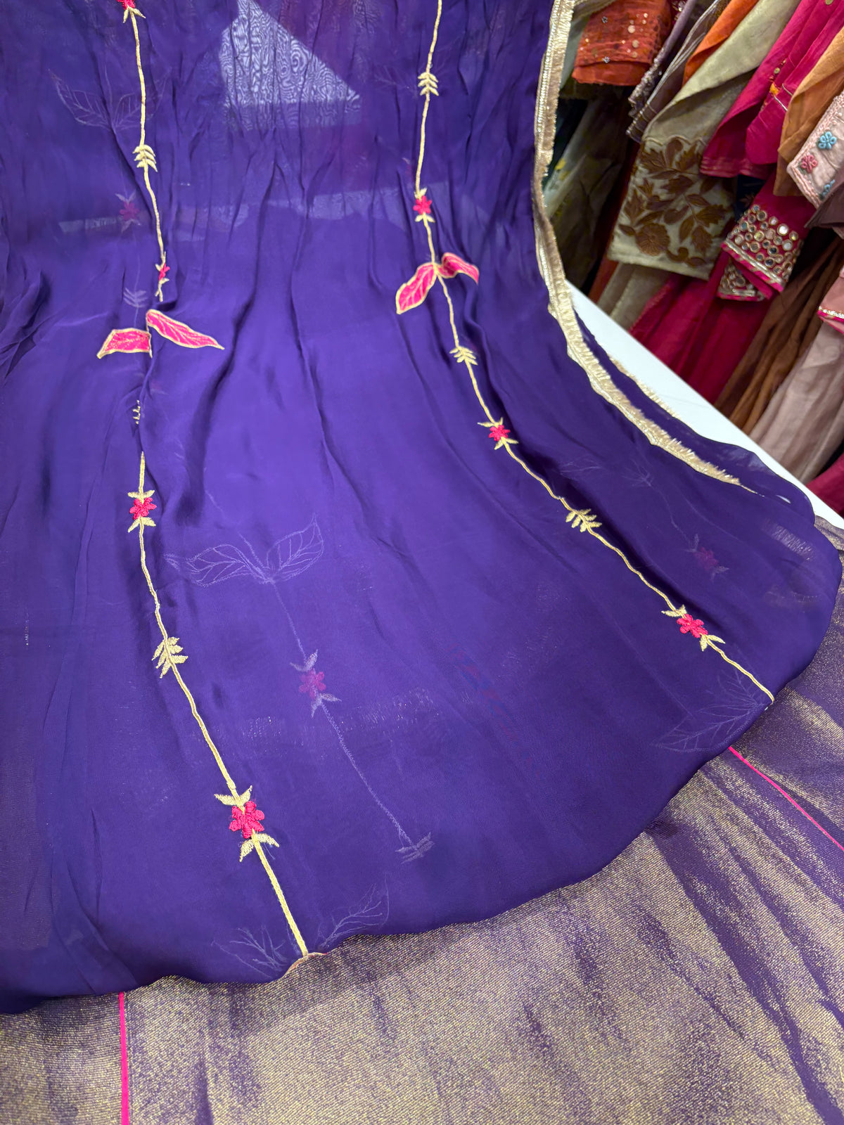 Shimmer, With a Little Drama – Anarkali Suit Set ⭐