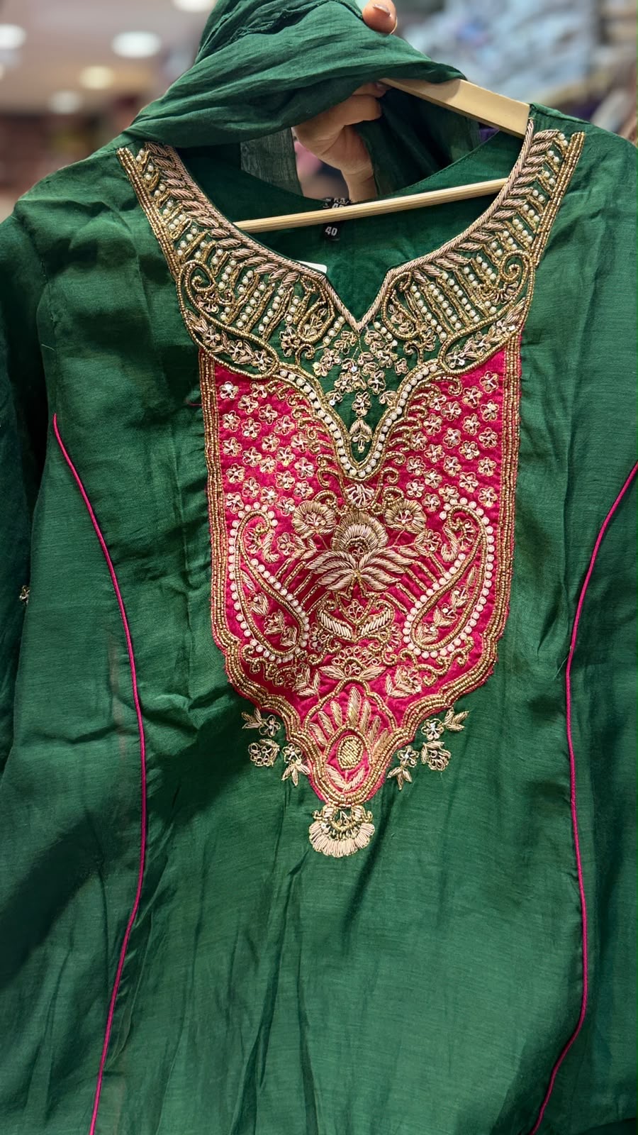 The Ornament Blueprint – Mul Chanderi Suit Set