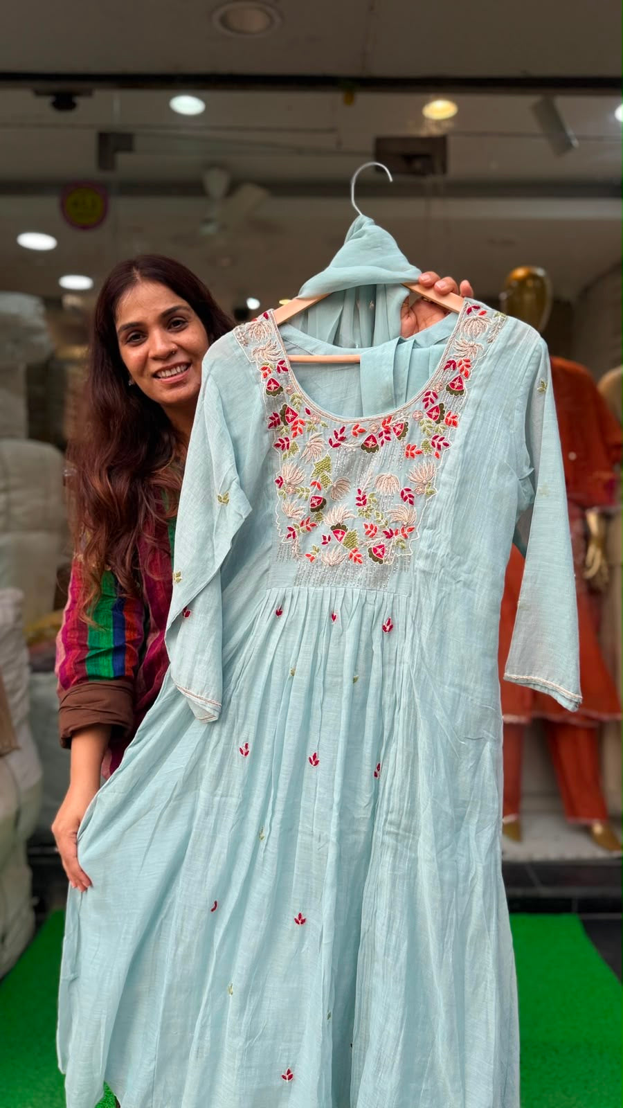 Fleur de Lune— Mul Chanderi Muse