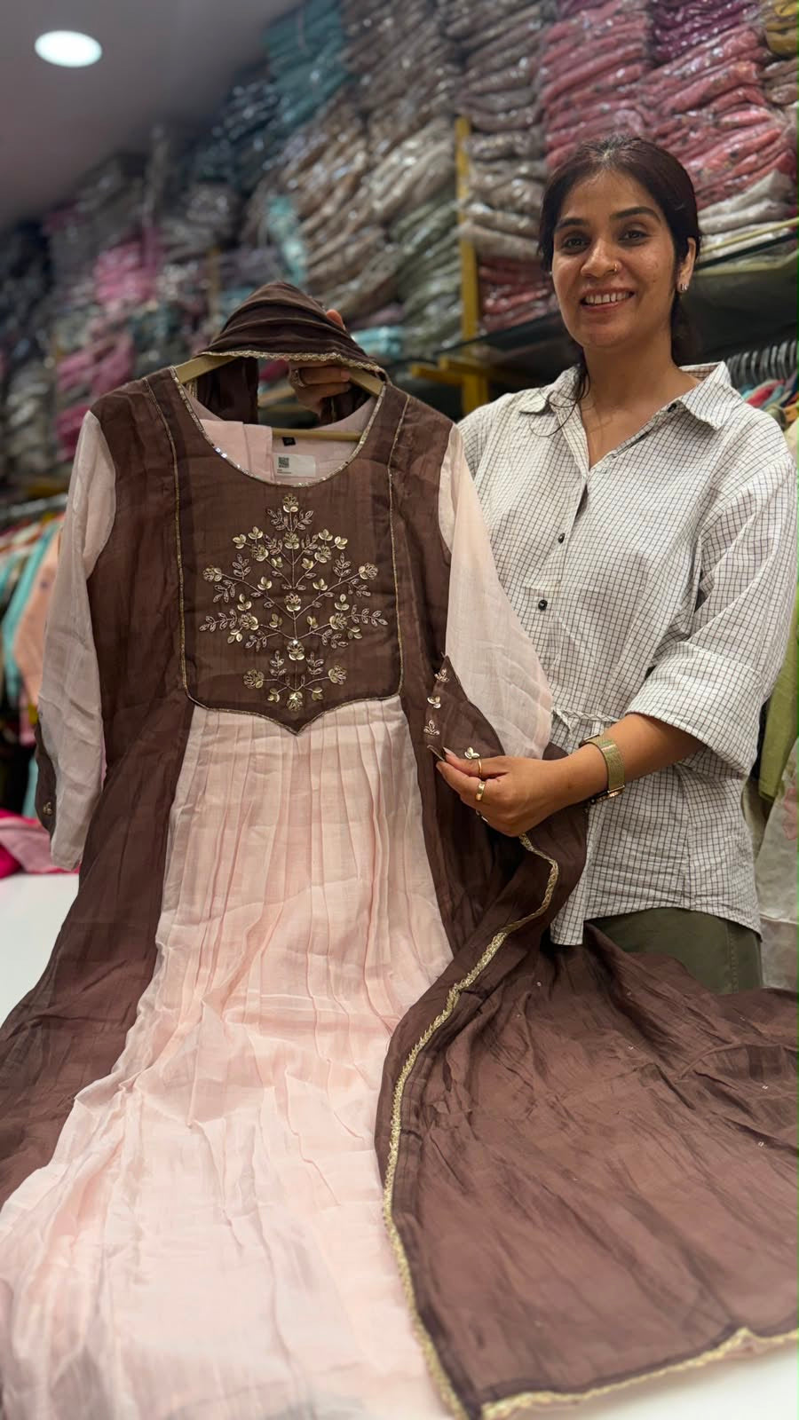 ~ Windsor Bloom Mul Chanderi ~