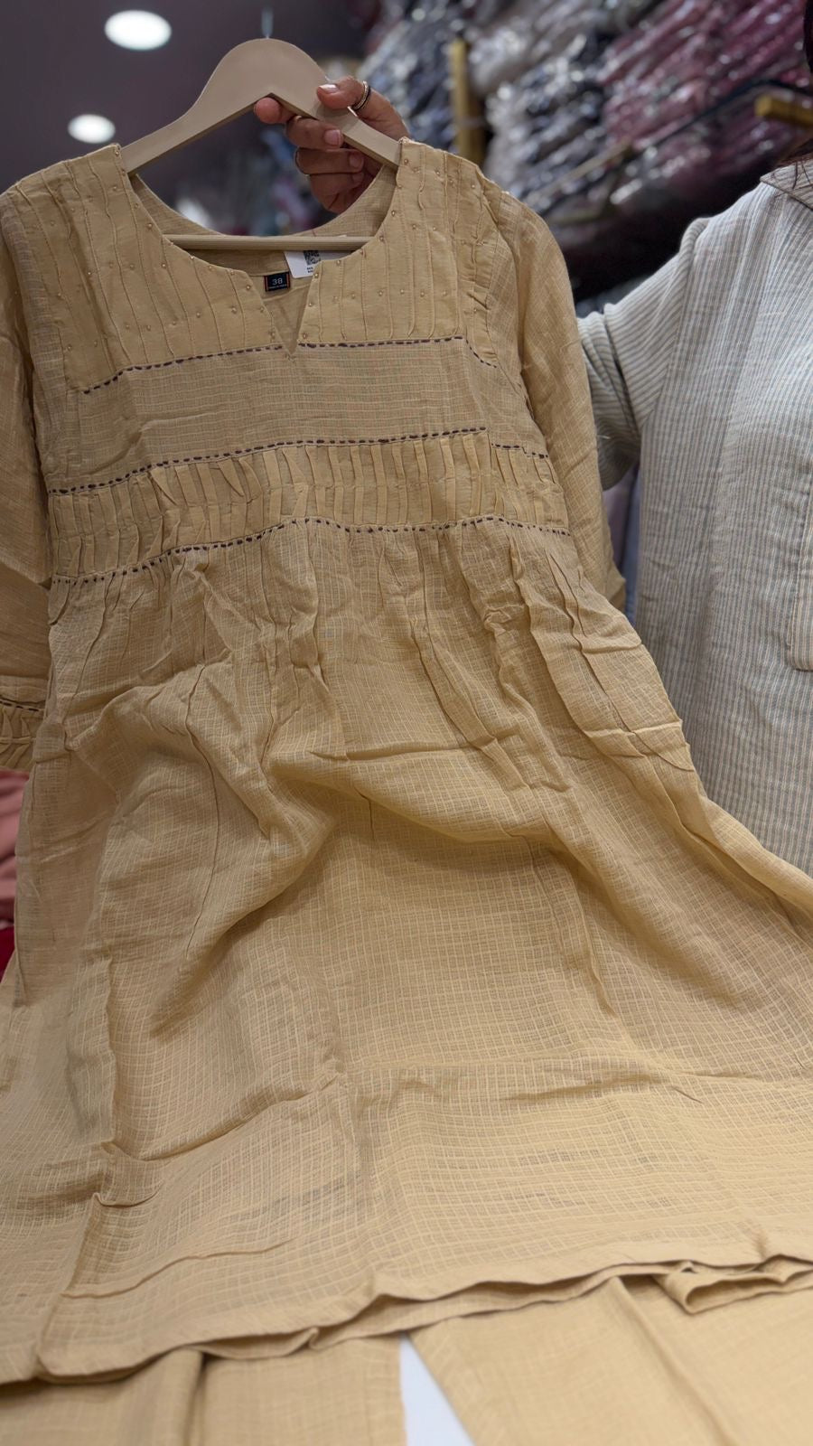 Peachwood Poise Kota Doria Co-ord
