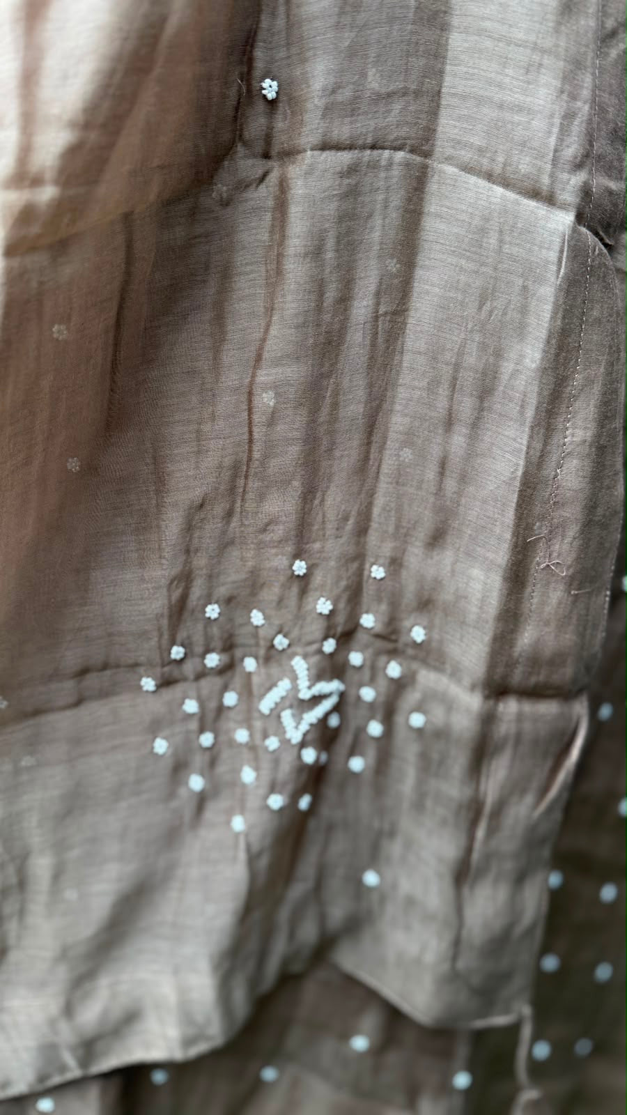 Dew & Drape — A Poem in Mul Chanderi