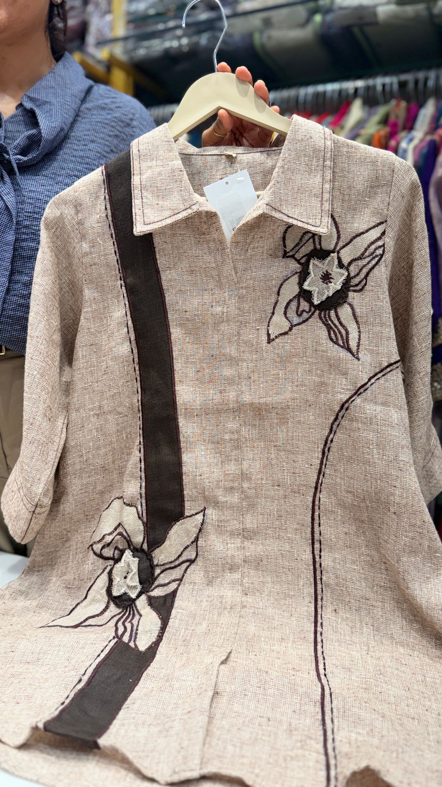 Earthy Bloom Linen Co-ord Set