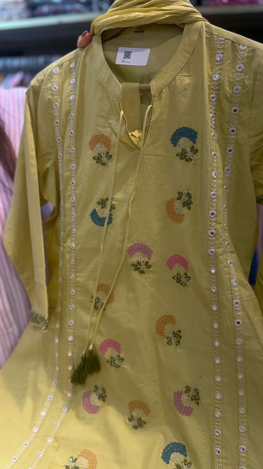 Confetti in Bloom – Embroidered Suit Set