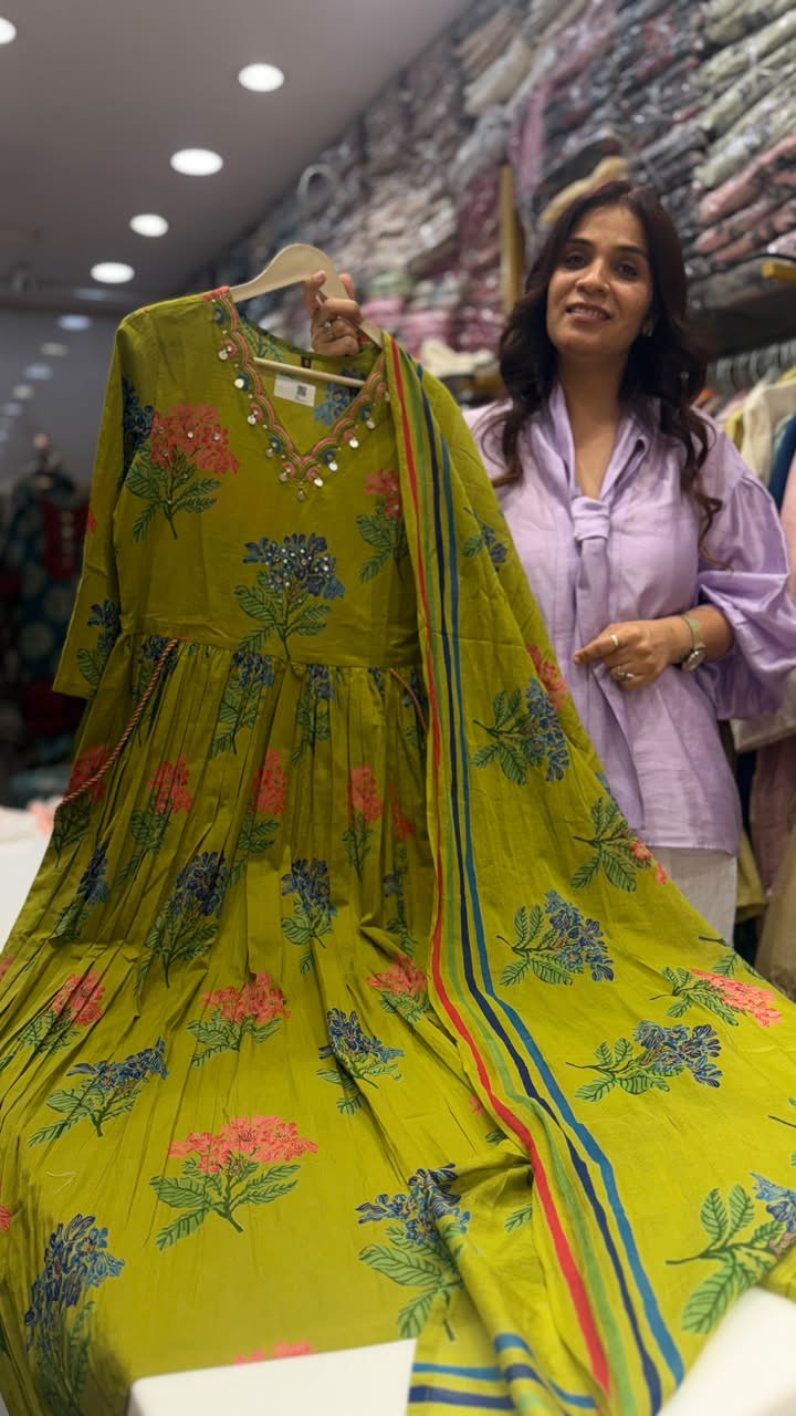 The Secret Garden Anarkali Collection