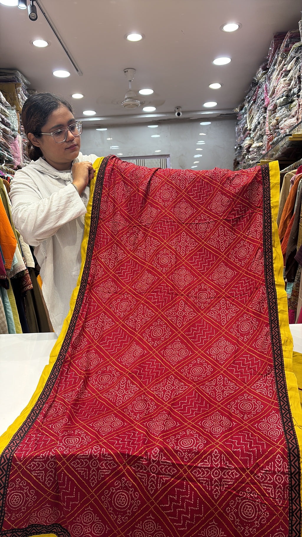A Pocketful of Bandhani – Festive Suit Set
