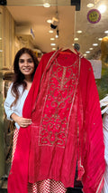 Zariya Noor Mul Chanderi Set