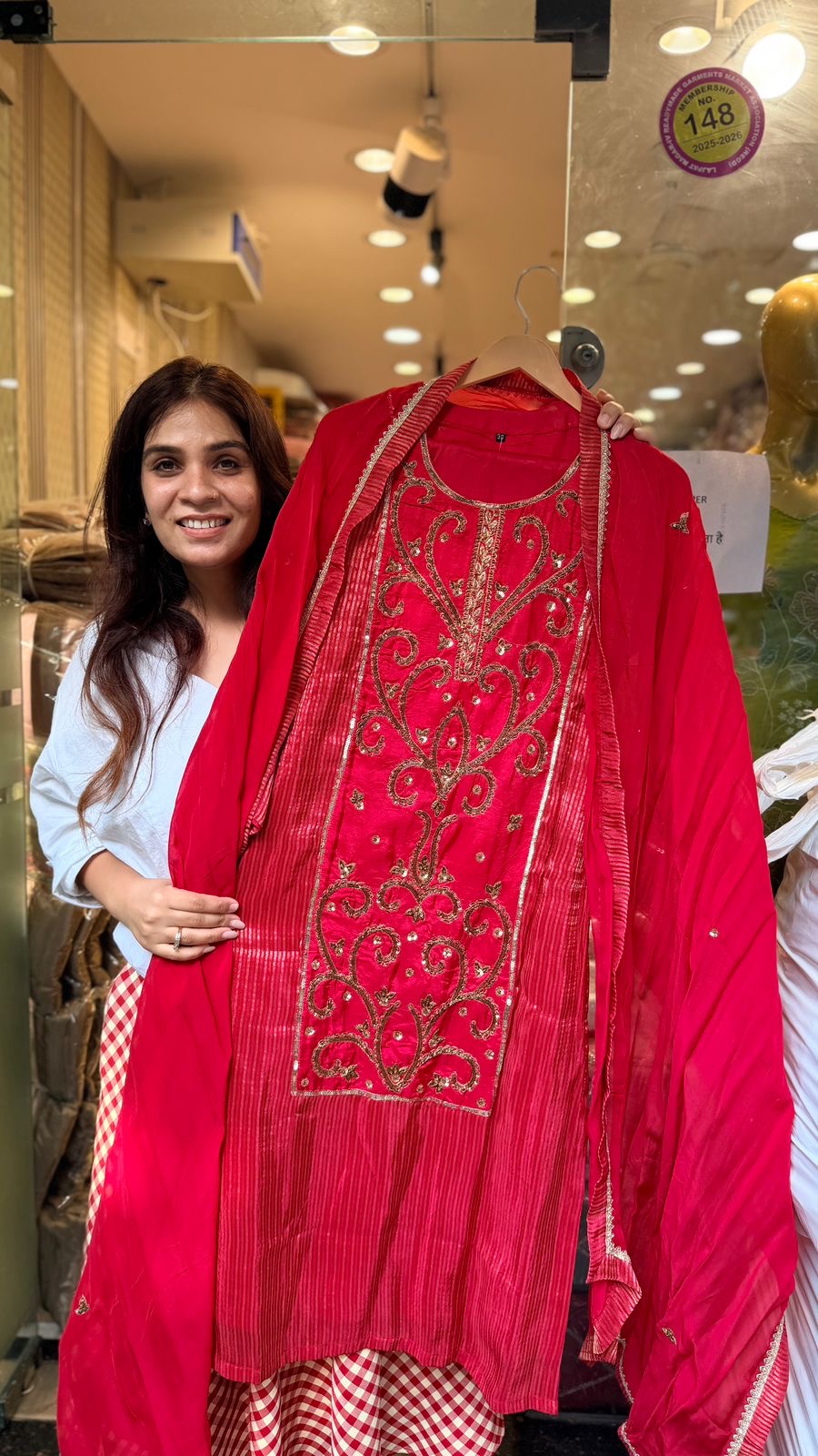 Zariya Noor Mul Chanderi Set