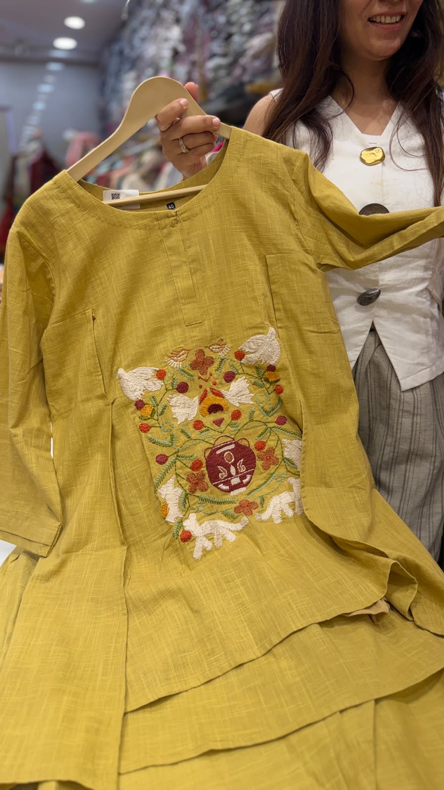 The Royal Harvest Co-ord Set— Mul Chanderi