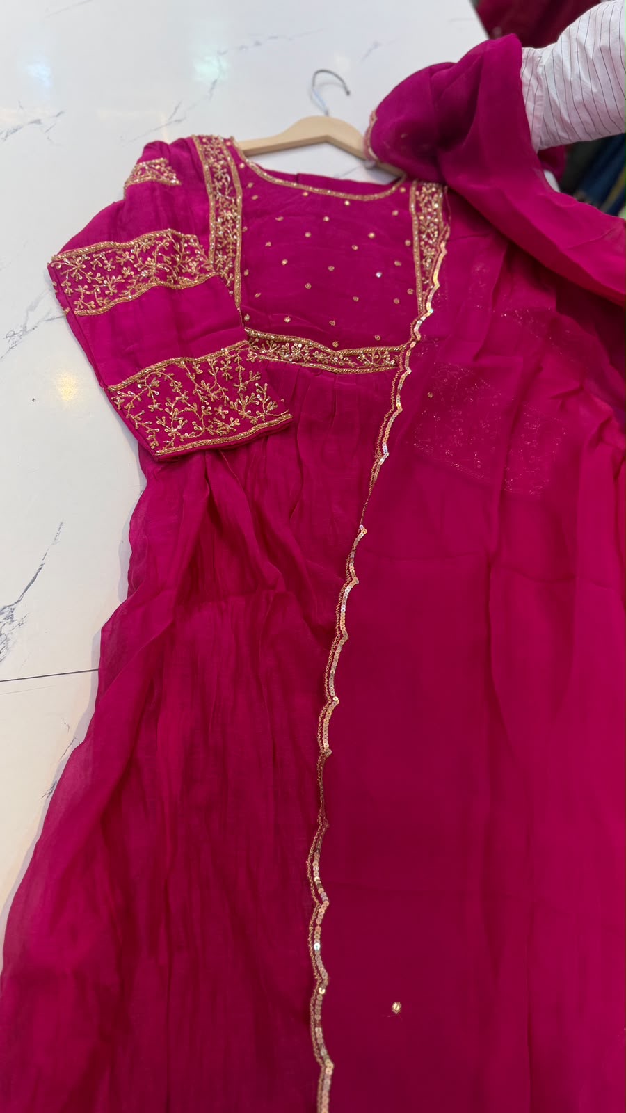 The Golden Affair – Mul Chanderi Suit Set