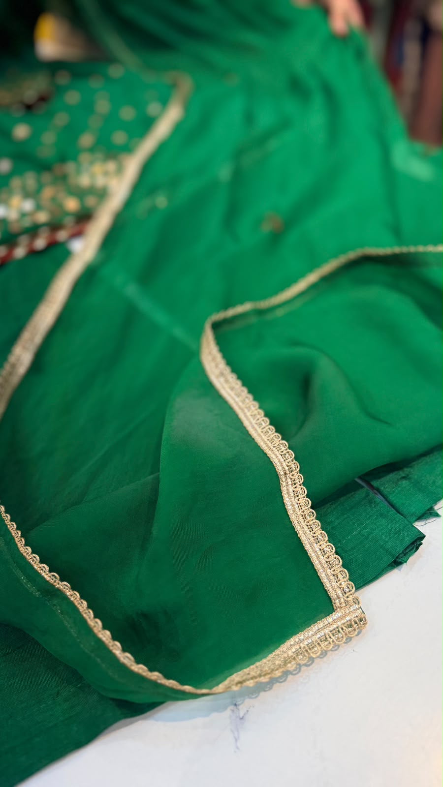 The Peacock Waltz – Festive Angrakha Palazzo Set✨