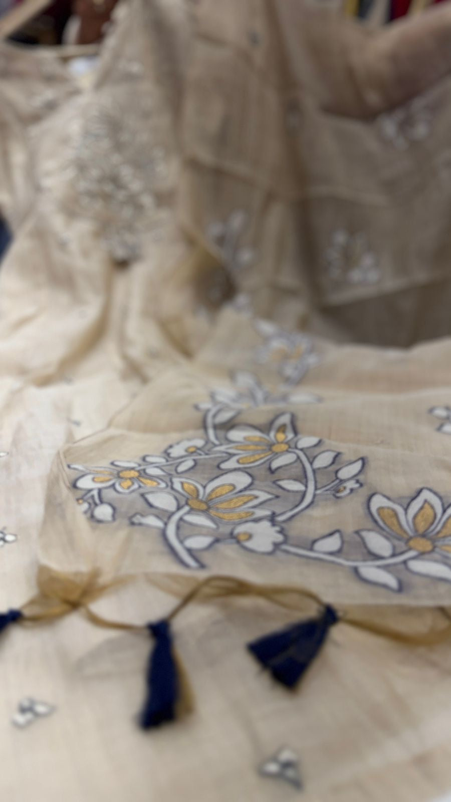 Ivory Gulmarg Mul Chanderi Set ~ Luxe