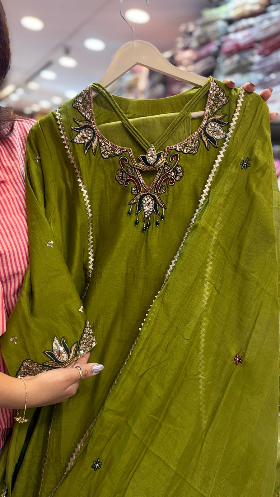 The Ornament Principle – Super Luxe Mul Chanderi Suit Set