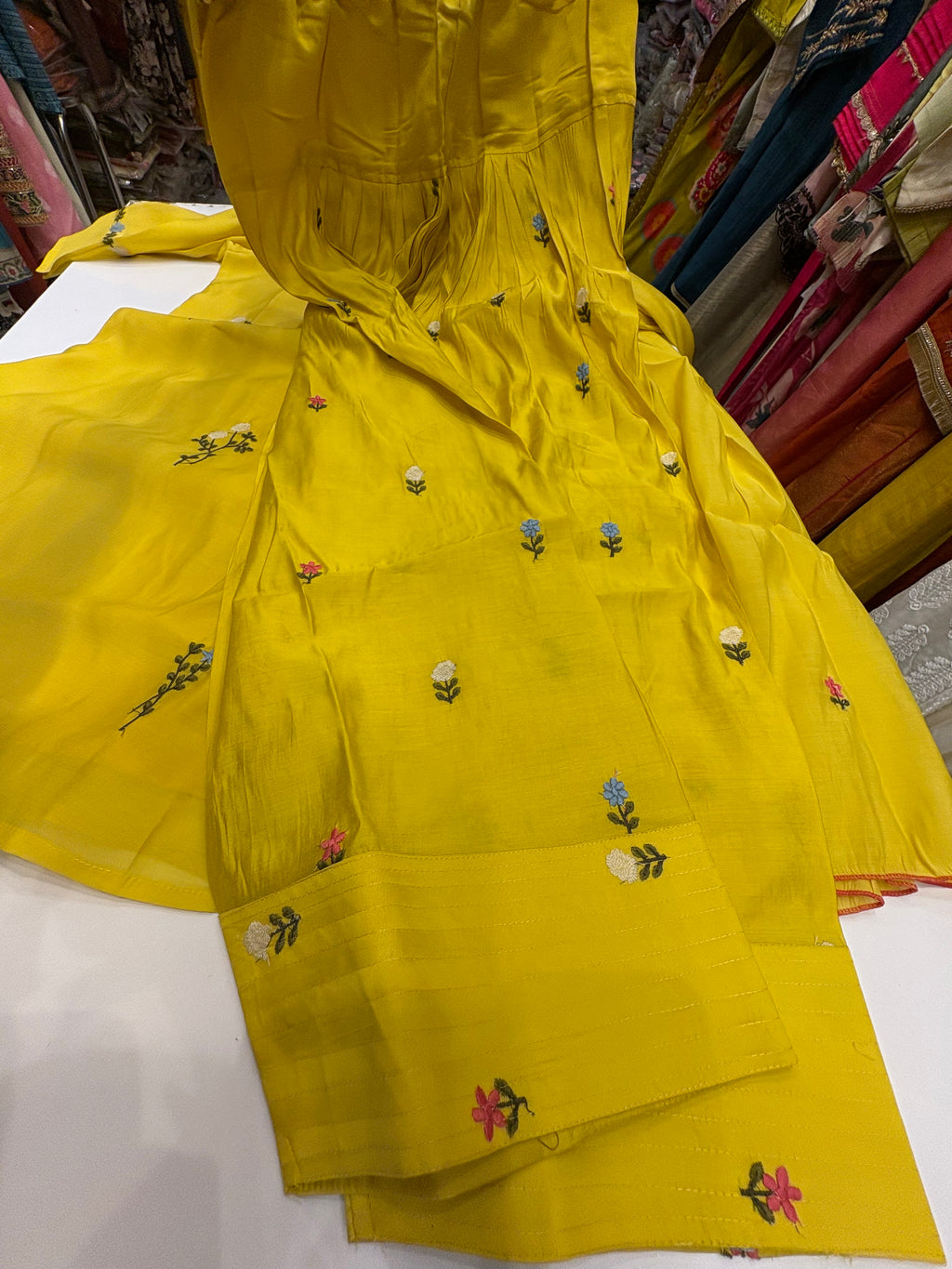 Sunshine, Stitched with Little Dreams – Faarsi Salwar Suit Set ✨