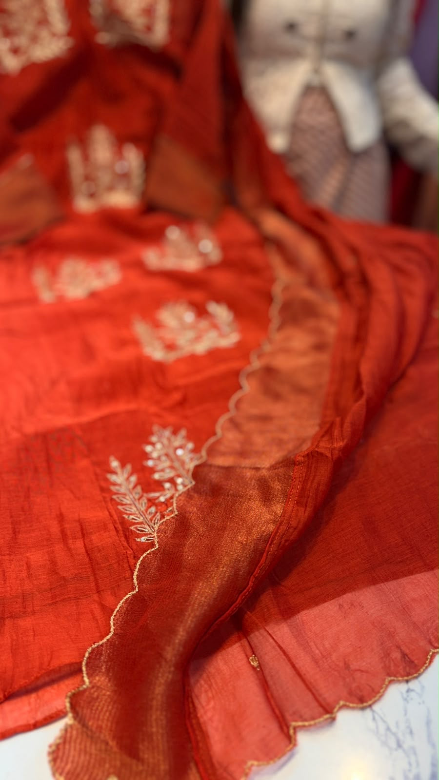 Botanical Alchemy – Mul Chanderi Suit Set