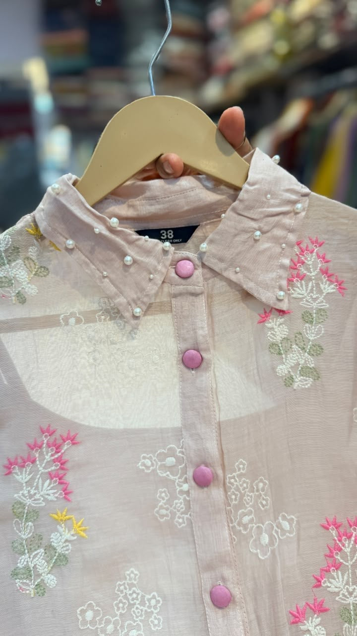 A Little Bloom, A Lot of Charm – Floral Embroidered Co-ord Set 🌸