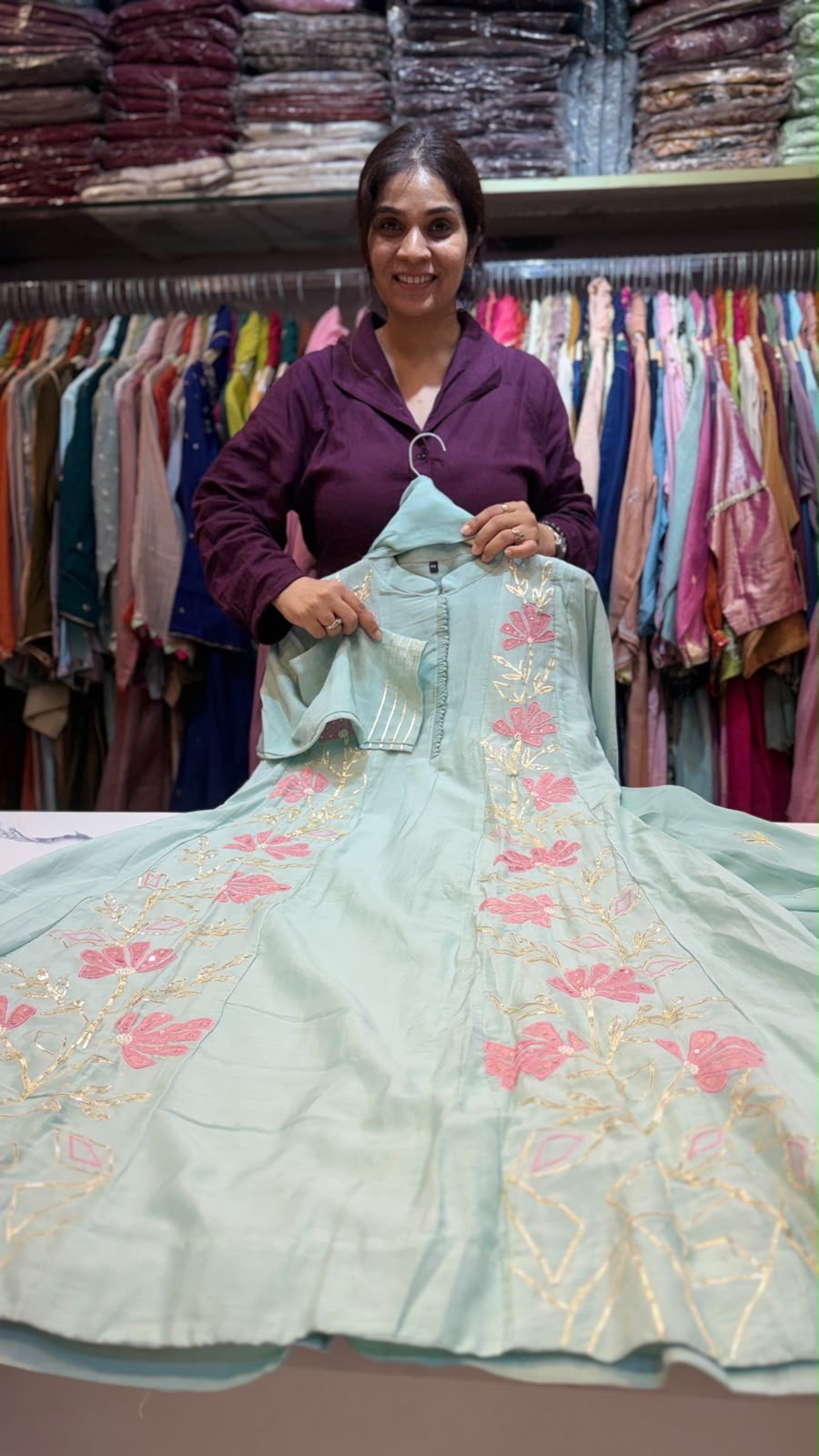 Golden Bloom Atelier – Mul Chanderi Collection