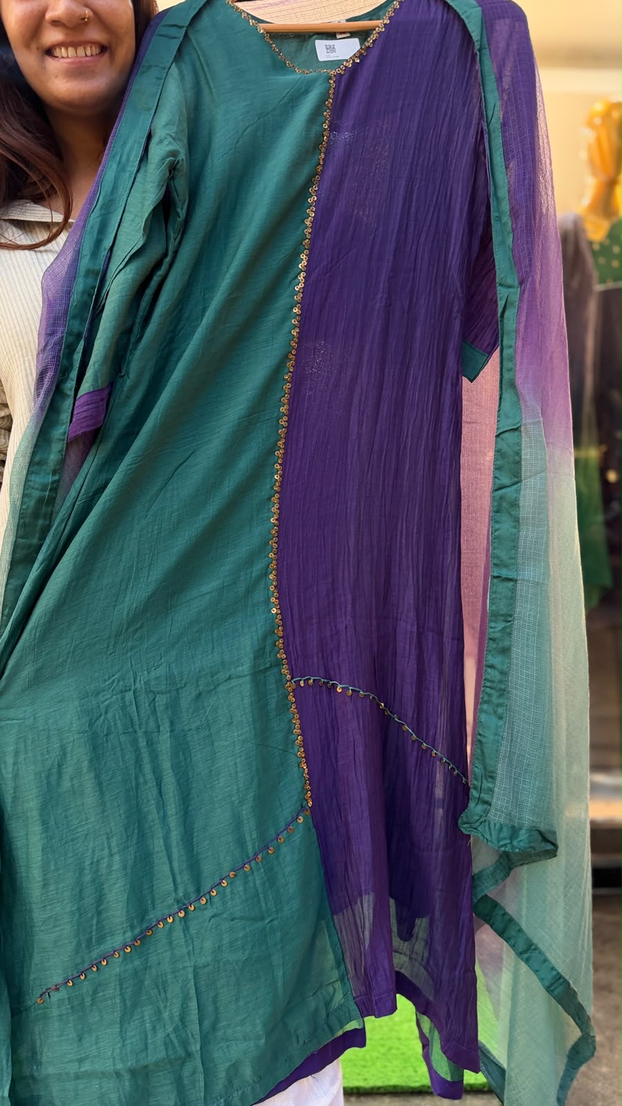 Two Moods, One Muse –Mul chanderi Luxe