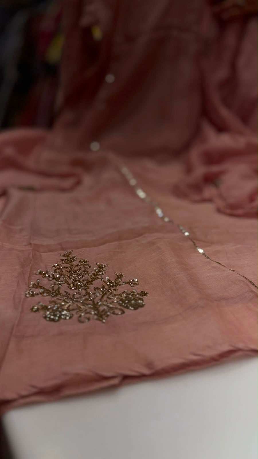 — When the Dawn Blushes- Mul Chanderi Grace —