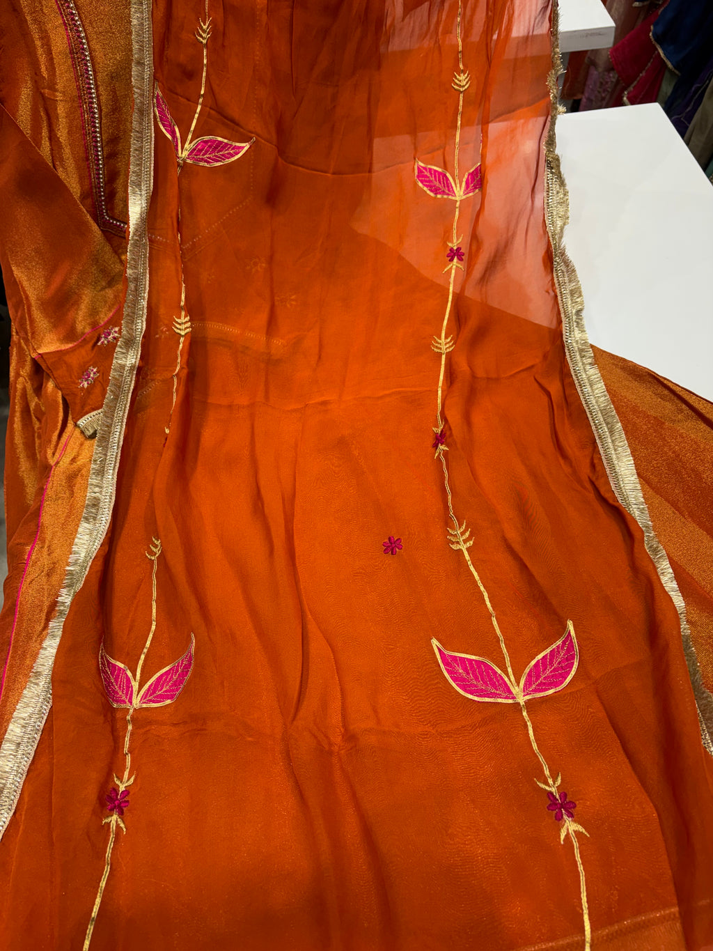 Shimmer, With a Little Drama – Anarkali Suit Set ⭐