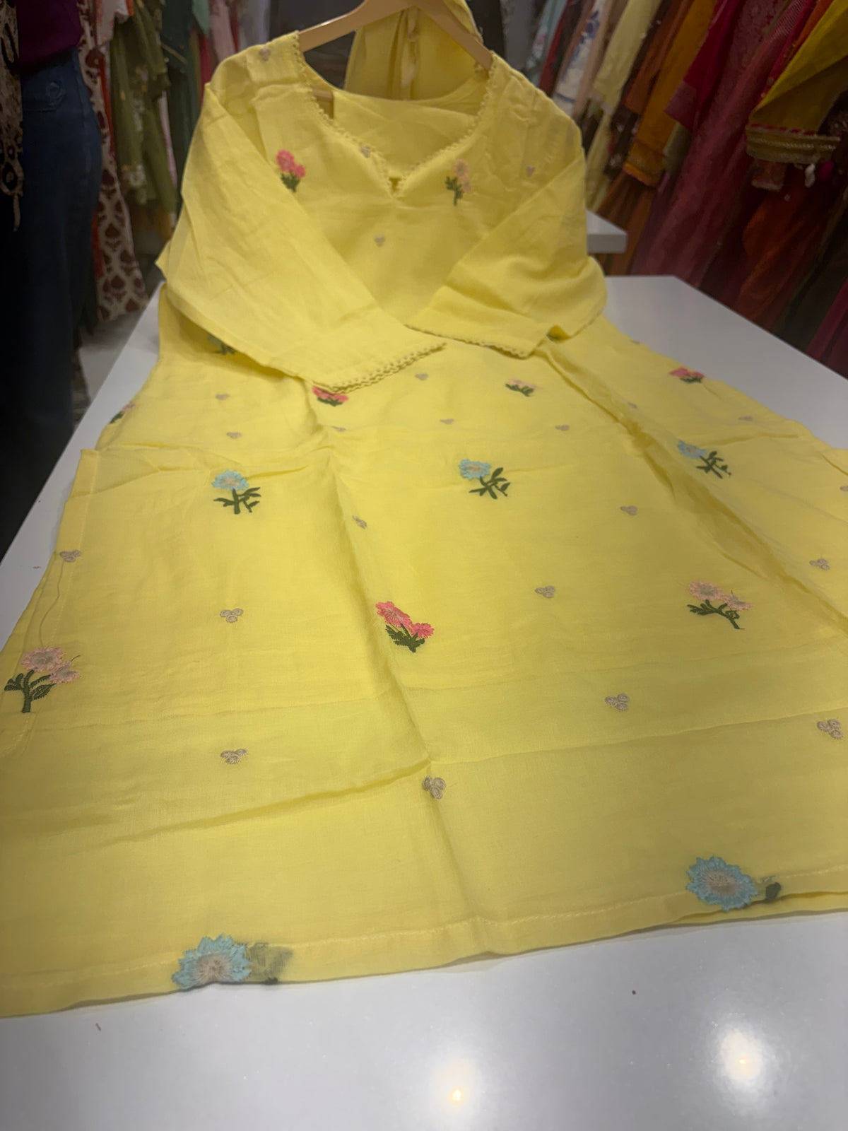 A Little Colour in Yellow – Floral Suit Set ⭐
