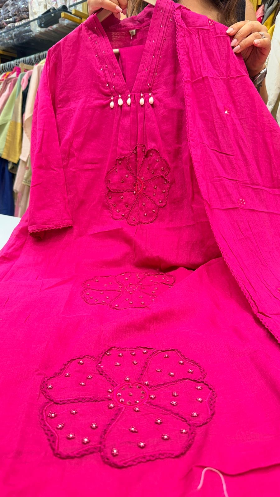 Mul Cotton Suit Set (4 Colors )