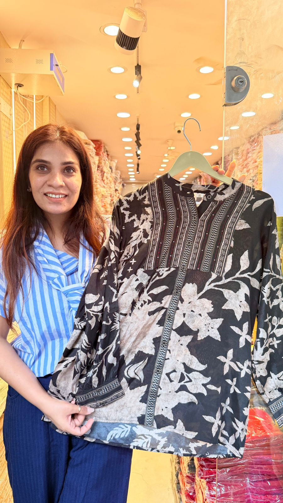 Noir Botanica Printed Shirt